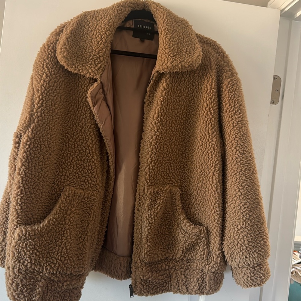 Cotton On teddy jacket